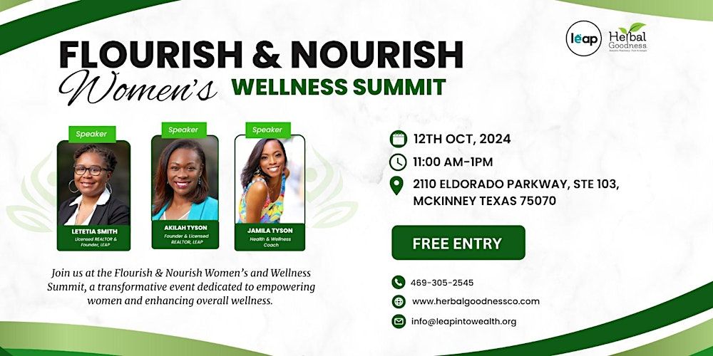 Herbal Goodness Presents: Flourish & Nourish Women's Wellness Summit