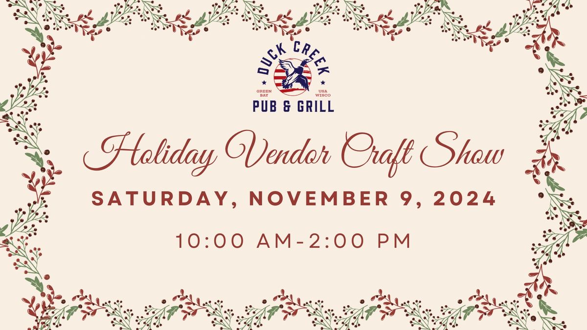 Holiday Vendor Craft Show