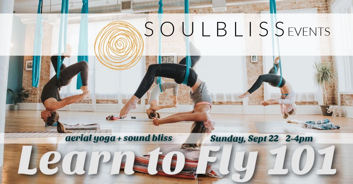 OCT Learn to Fly - Aerial Yoga + Salt Spa Sound Bath