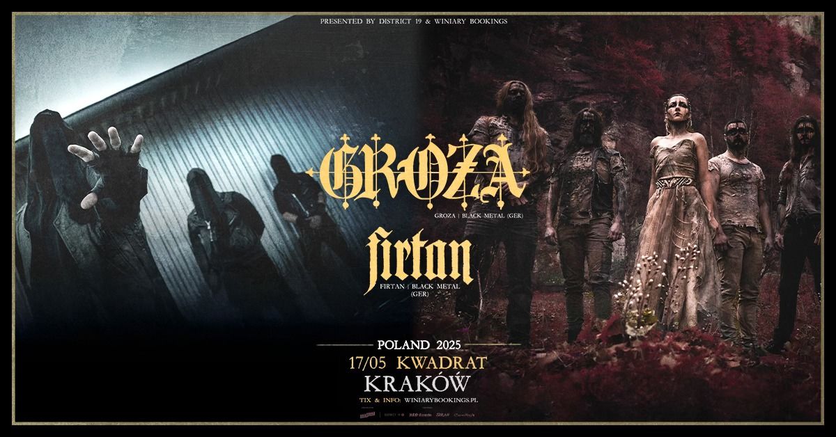 GROZA + Firtan \/ 17.05.25 \/ Kwadrat, Krak\u00f3w