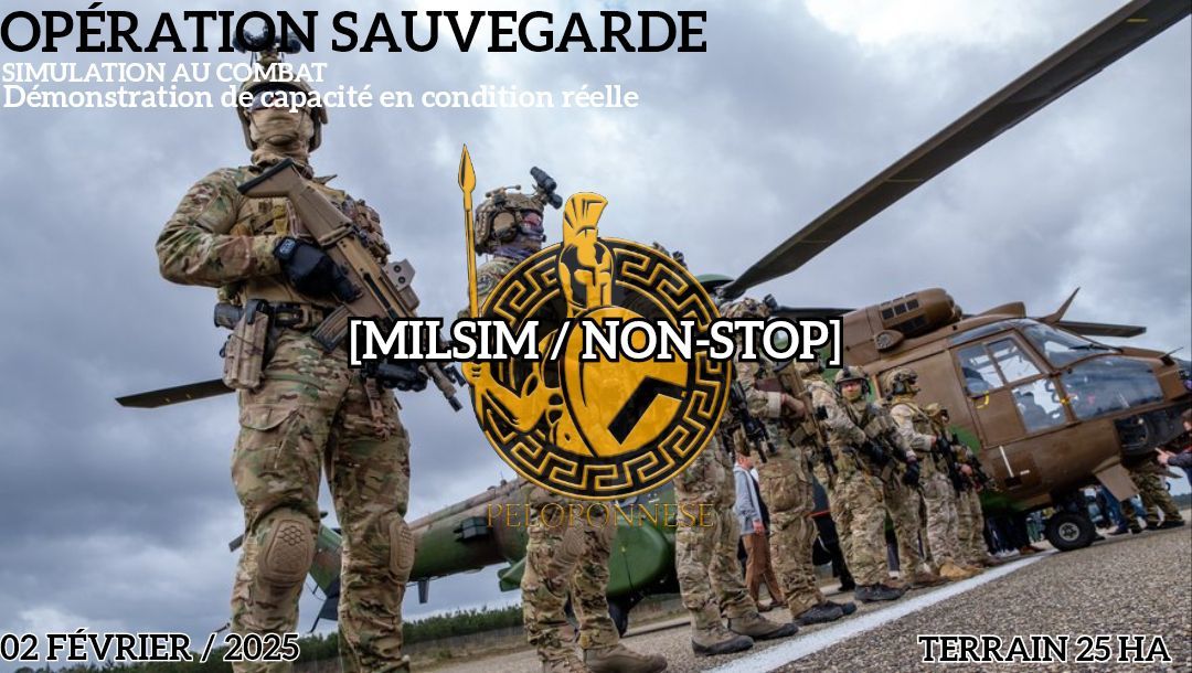 OP\u00c9RATION SAUVEGARDE MILSIM : NON-STOP 