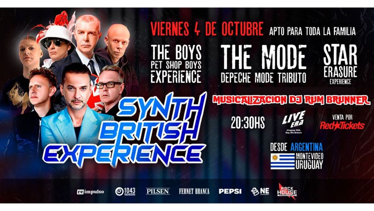 SYNTH BRITISH EXPERIENCE - Montevideo - LIVE ERA - 04\/10\/24