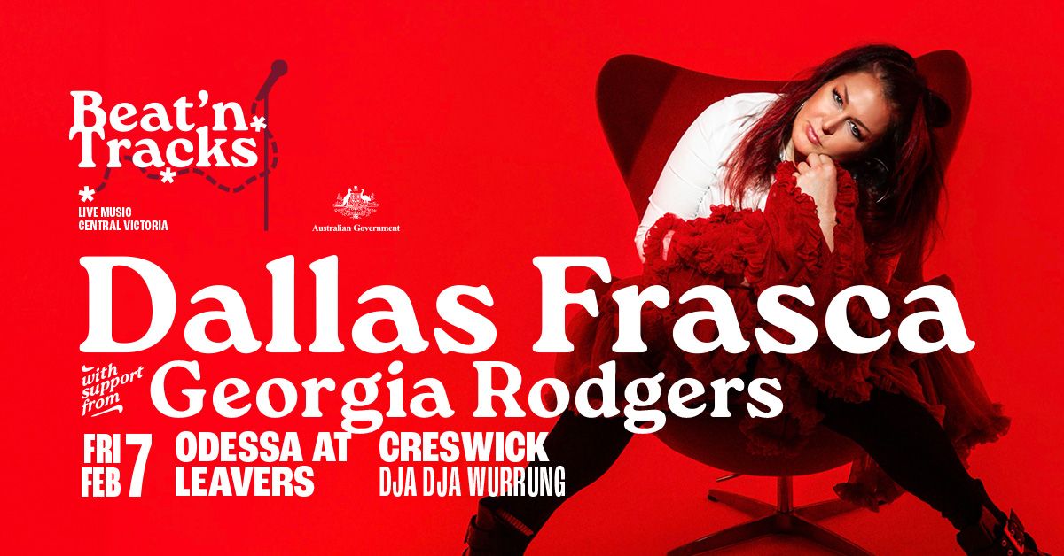 Beat'n Tracks presents: DALLAS FRASCA at Odessa's (with Georgia Rodgers)