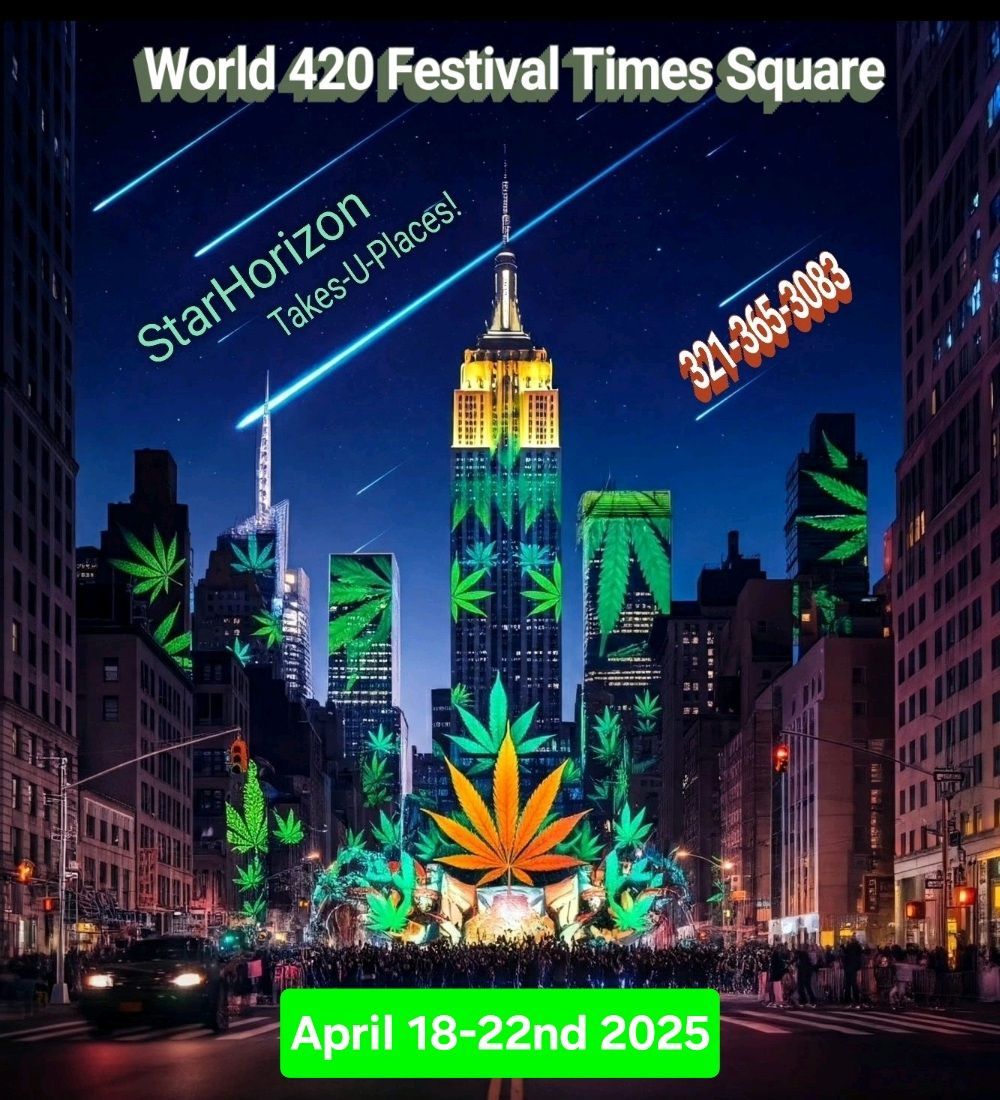 World 420 Festival & CosmoPlex to WonderPlace Alpha!