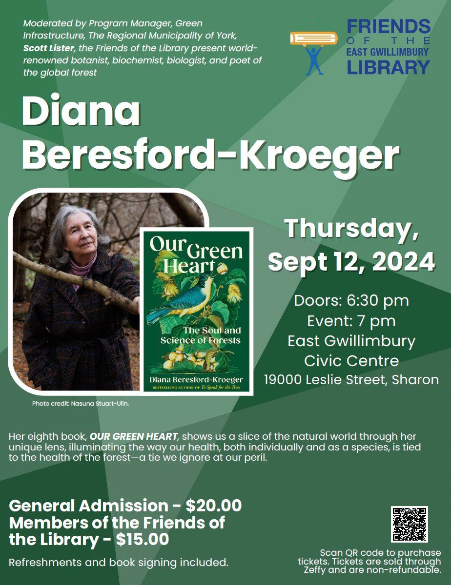 Author Event Diana Beresford-Kroeger