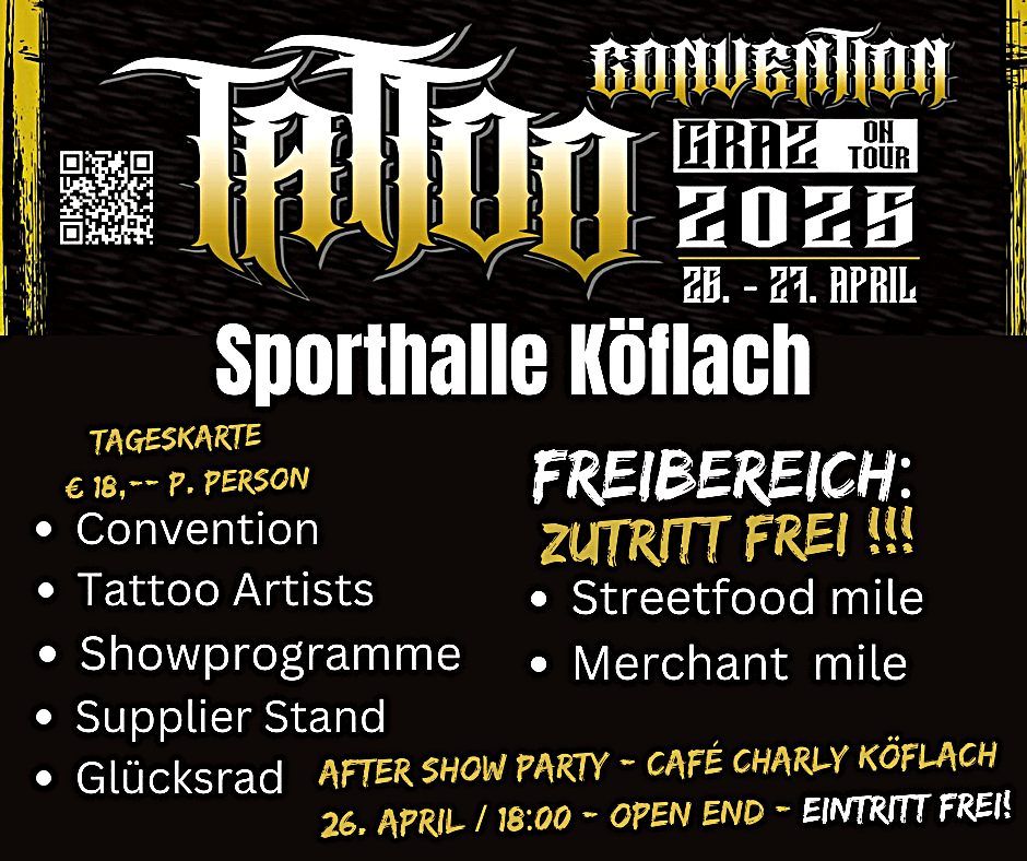 Tattoo Convention Graz on tour in K\u00d6FLACH