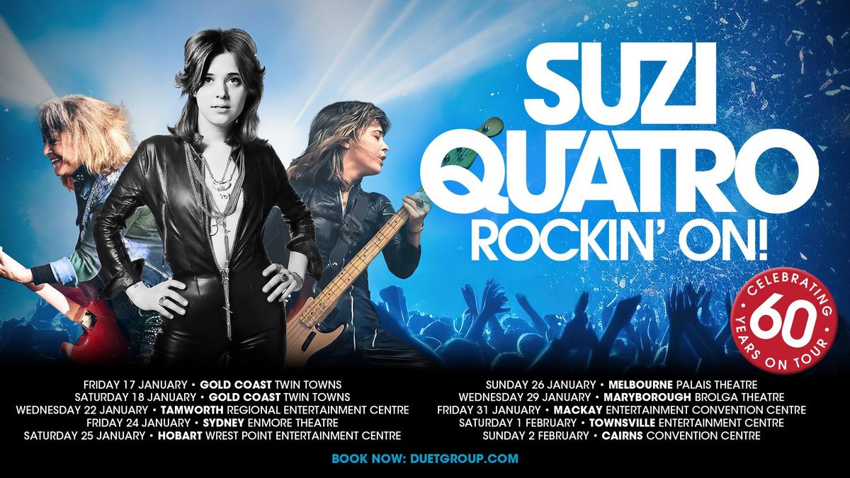 Suzi Quatro Rockin\u2019 On - Gold Coast