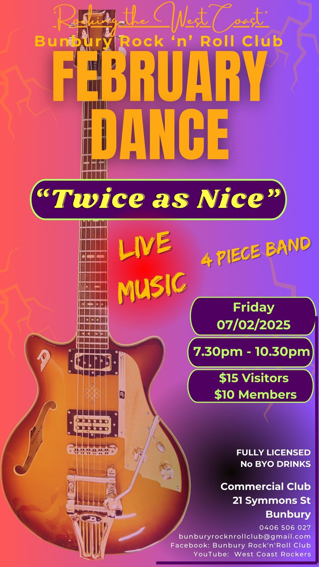 Rock 'n' Roll Dance - 7th February