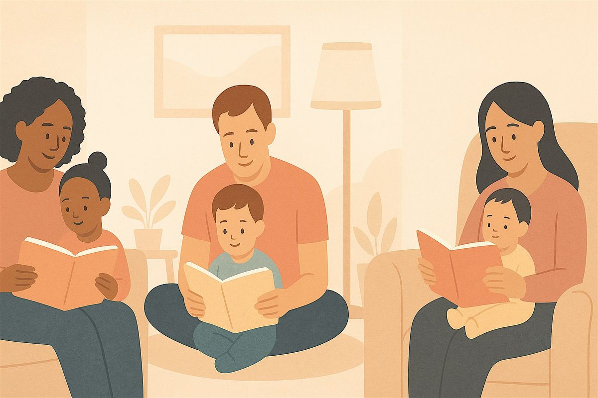 Book Club for Babies with Parents Not Just Another Story Time, but Learning