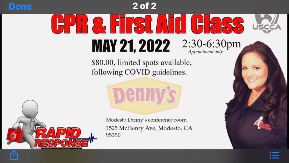 CPR, First Aid, AED Training