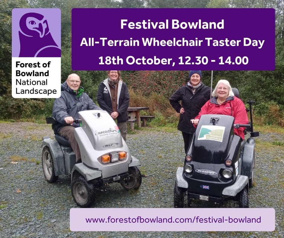 Festival Bowland: All-Terrain Wheelchair Taster Day