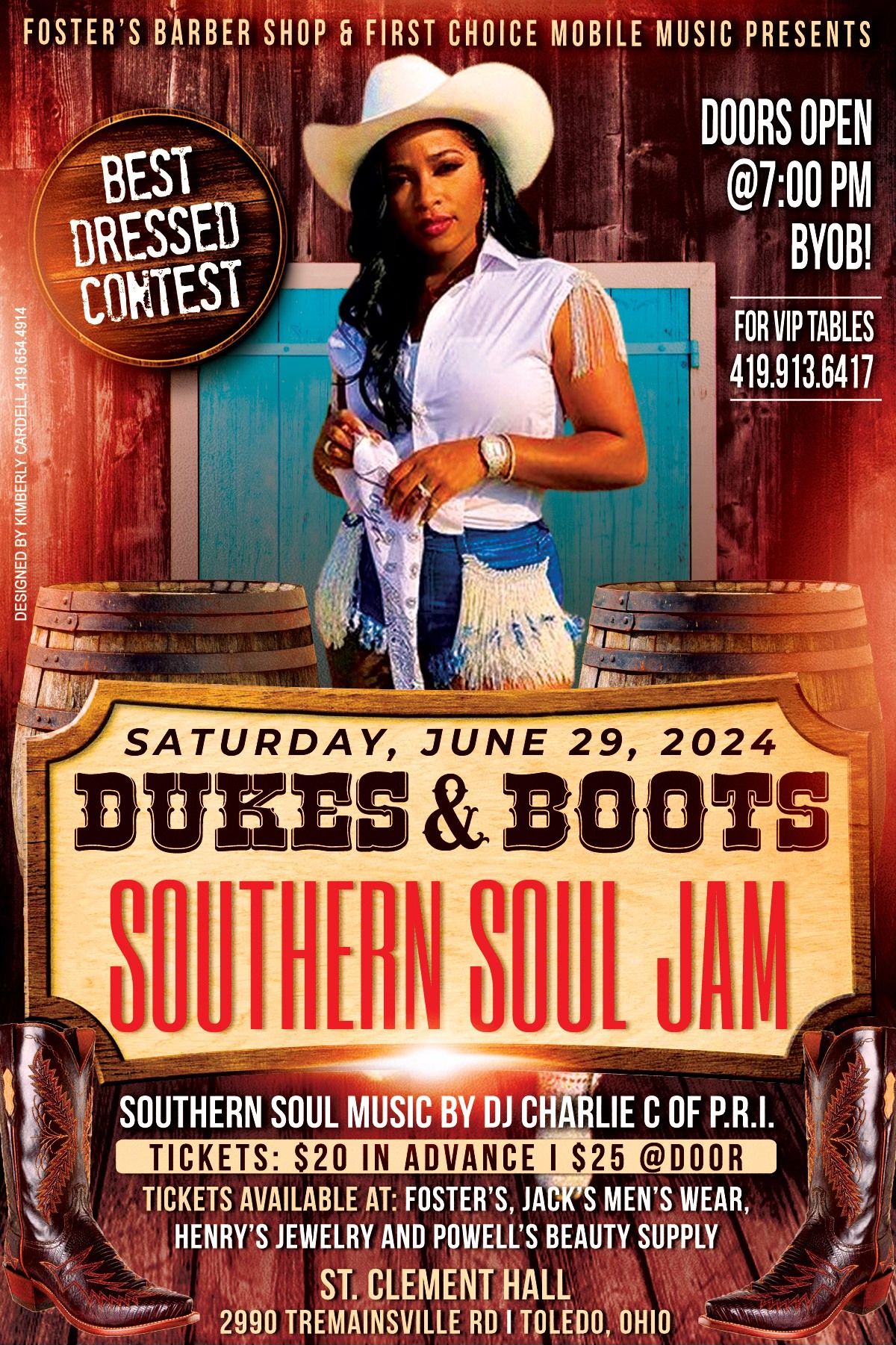 P.R.I. Presents DUKES & BOOTS  "SOUTHERN SOUL JAM"