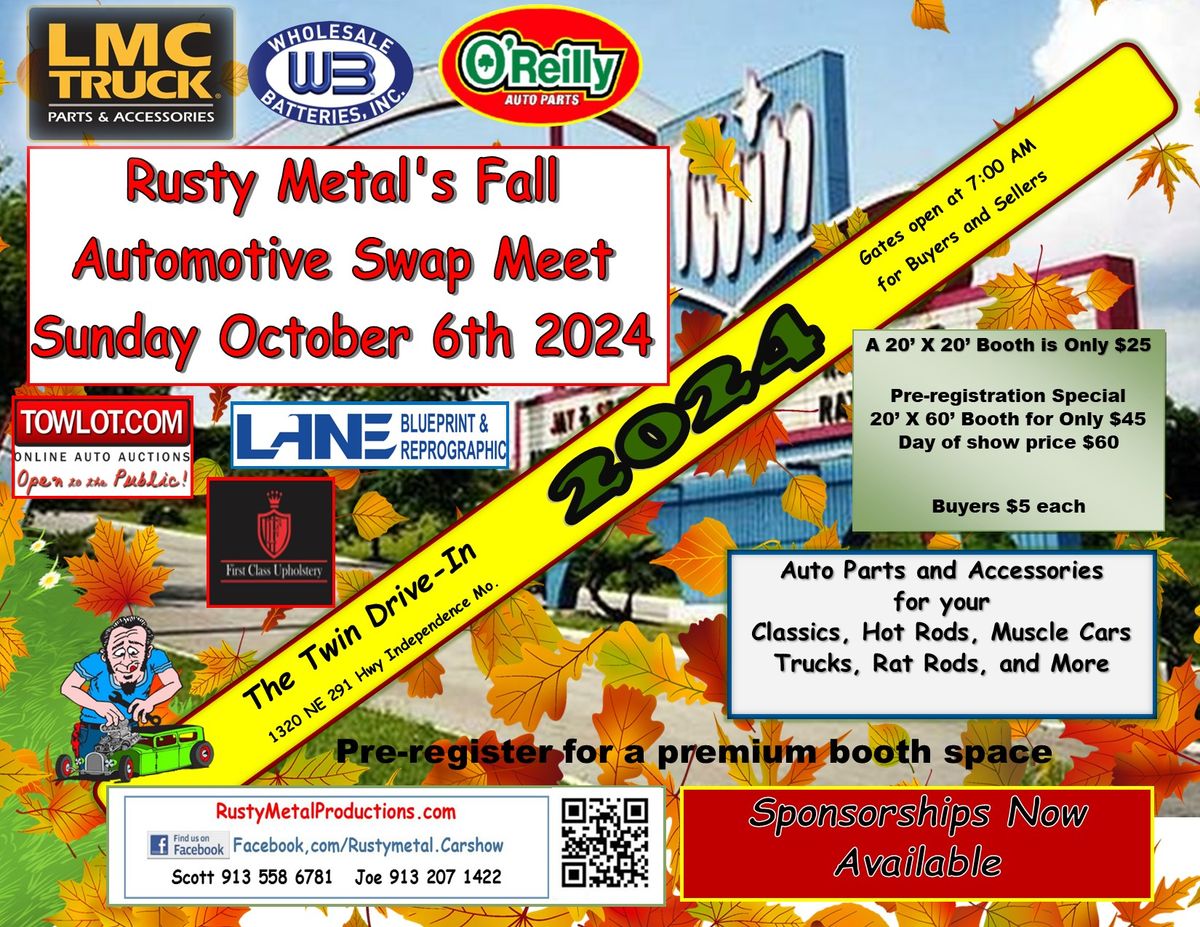 2024 Fall Rusty Metal Automotive Swap Meet