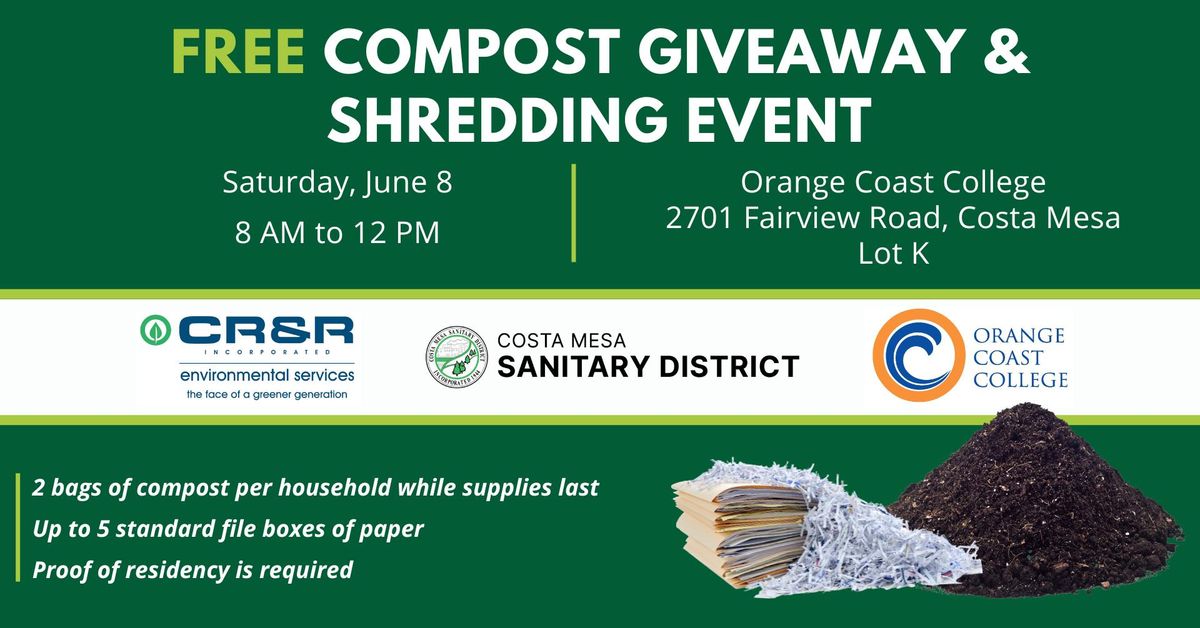 Free Shredding & Compost Giveaway Event