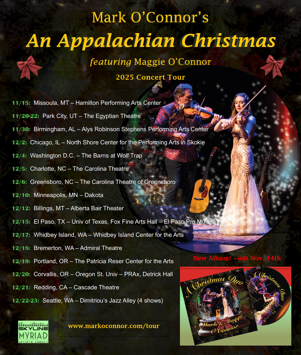 Mark and Maggie O'Connor at Alberta Bair Theater