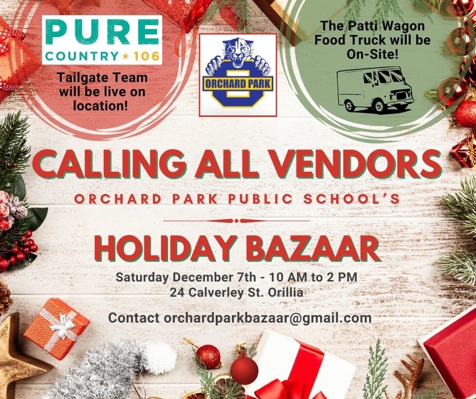 Orchard Park Public School's Holiday Bazaar!