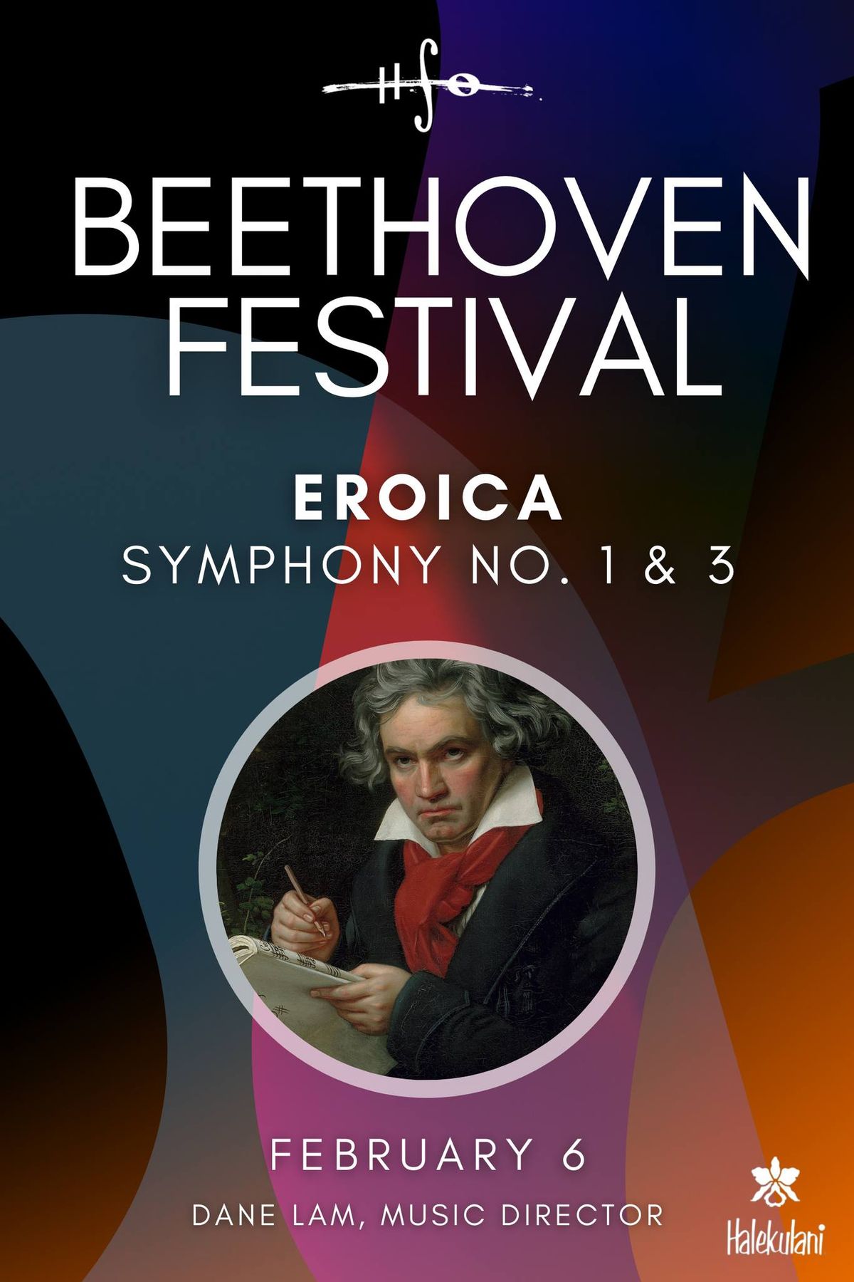 HSO - 24\/25 MW\/BF - BEETHOVEN FESTIVAL: EROICA: SYMPHONY NO. 1 & 3