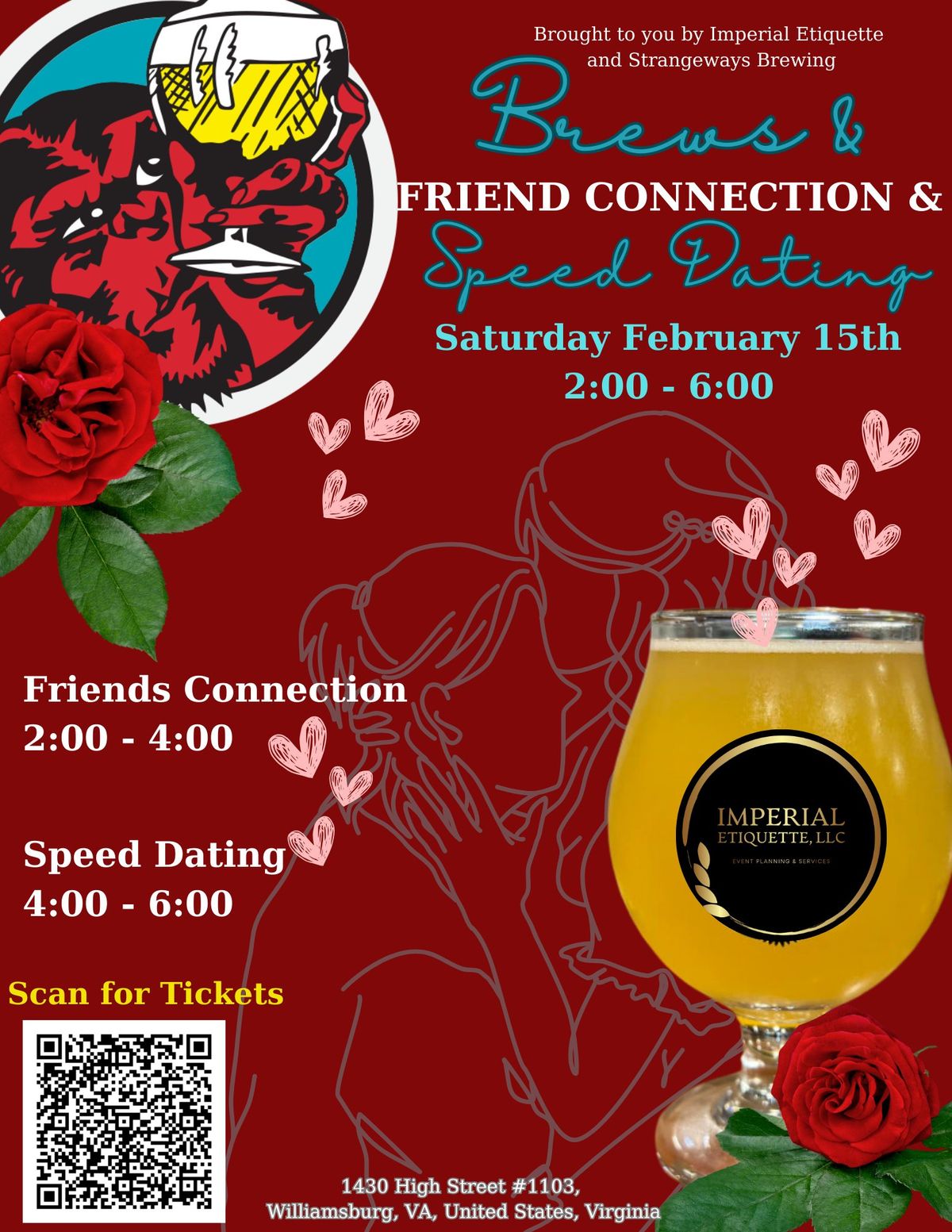 Brews & Friend Connection & Speed Dating