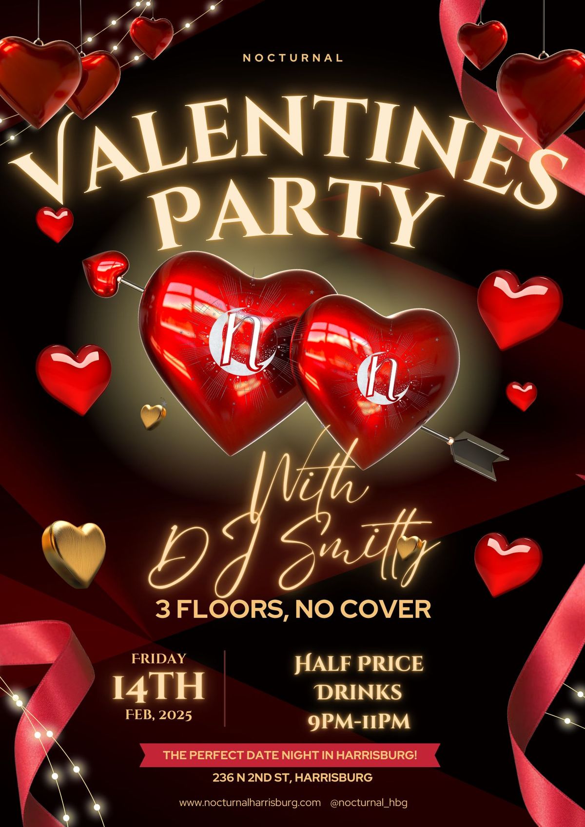 Valentine's Party with DJ Smitty at Nocturnal