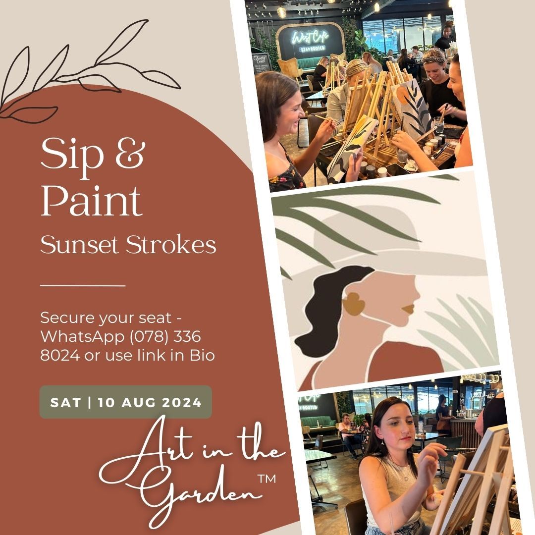 Sip & Paint - Sunset Strokes by Art in the Garden