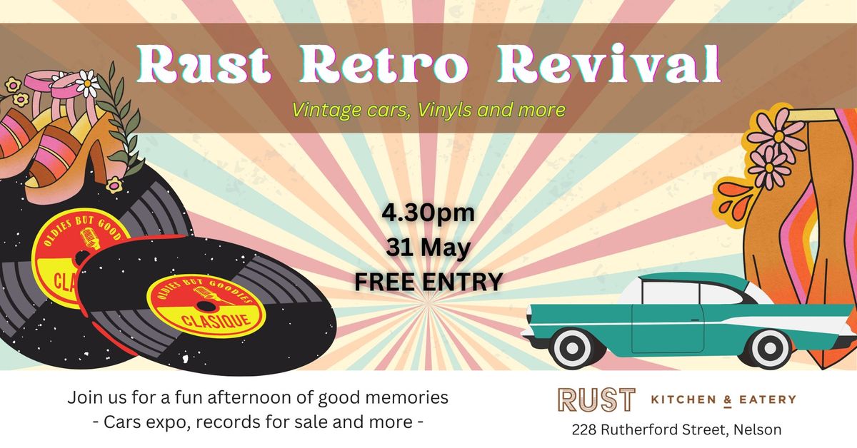 Rust Retro Revival [Vintage cars, Vinyls and more]