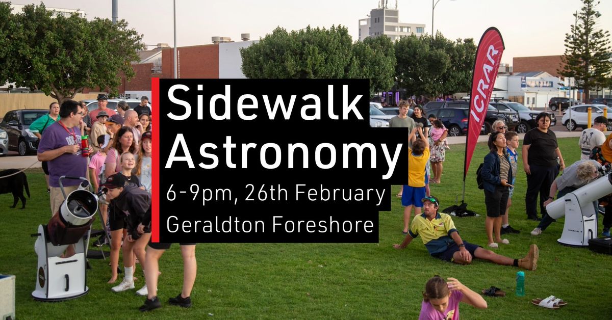 Sidewalk Astronomy Geraldton