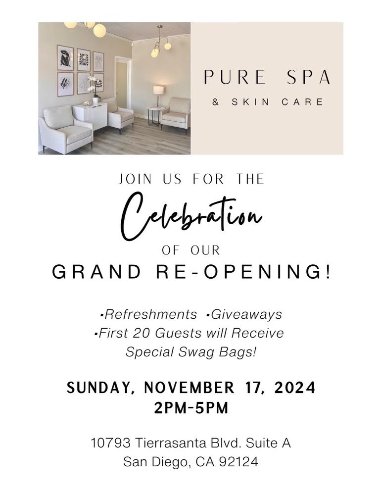 GRAND RE-OPENING! 