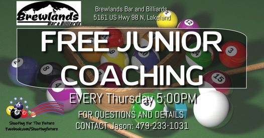 Free Community Billiard Coaching for Juniors- Lakeland