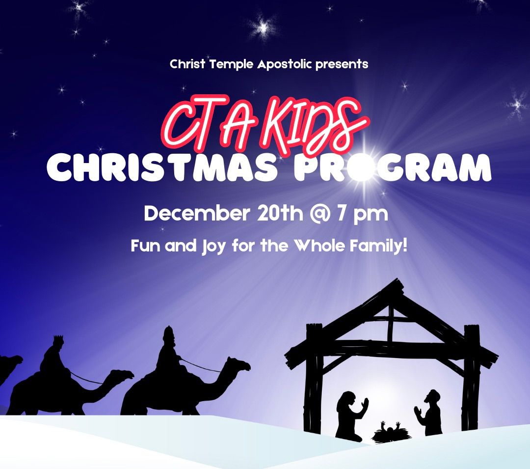 CTA Kids Christmas Program 