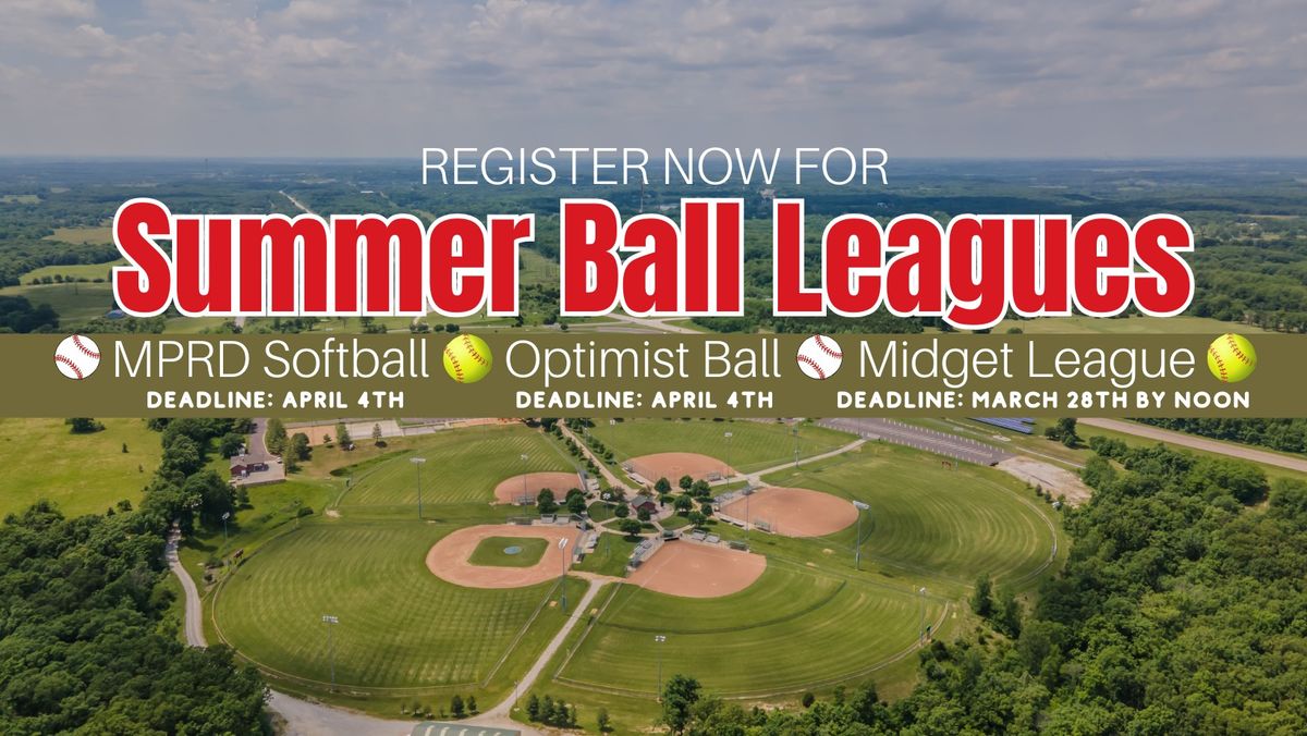 Ball League Registration Deadline