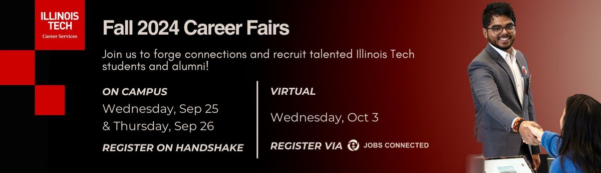 ILLINOIS TECH FALL 24 CAREER FAIRS