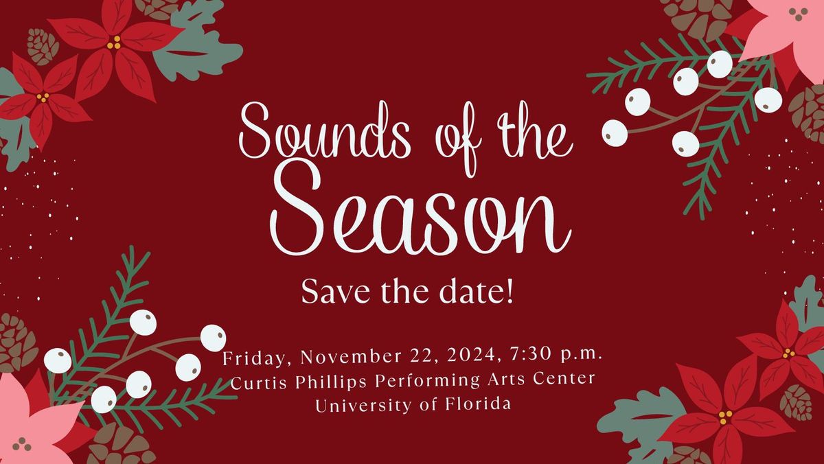 Save the date: Sounds of the Season 2024