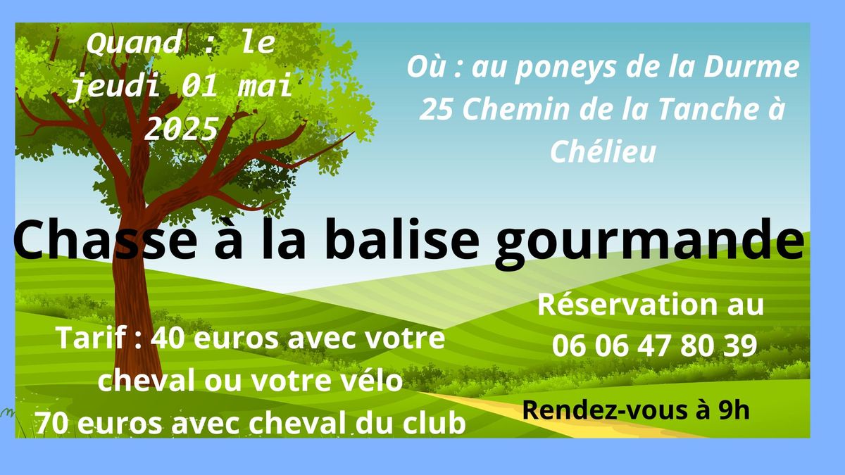 Chasse \u00e0 la balise gourmande