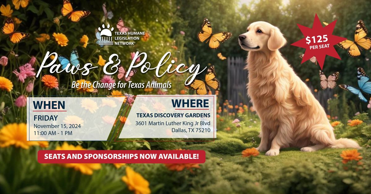 Paws & Policy Brunch