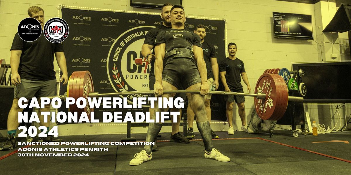 CAPO Powerlifting National Deadlift Championship