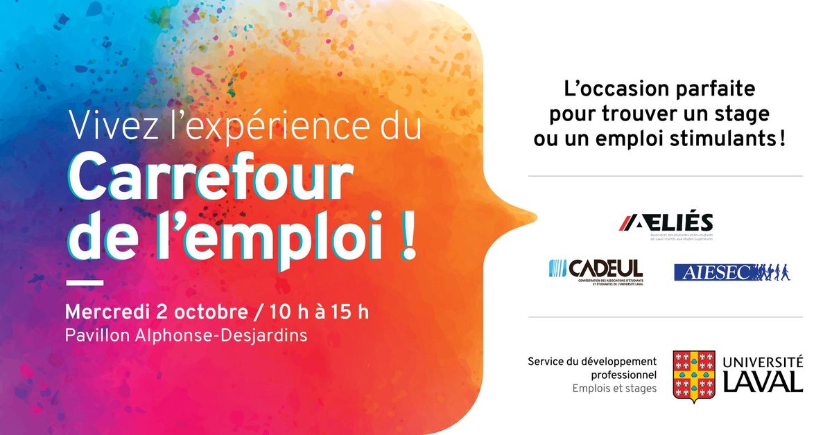 Carrefour de l'emploi 2024