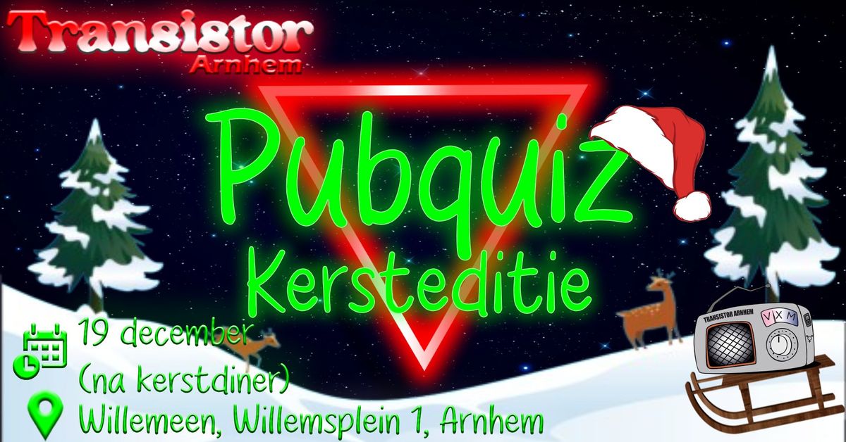 Pubquiz \ud83c\udf7b - Kersteditie \ud83c\udf84