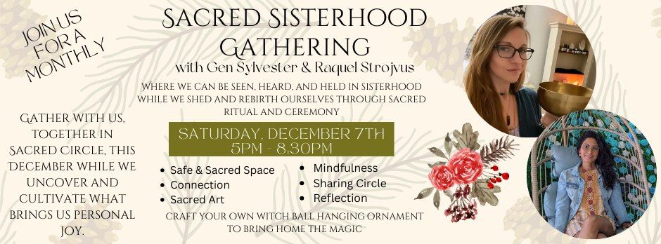 December Sacred Sisterhood Gathering