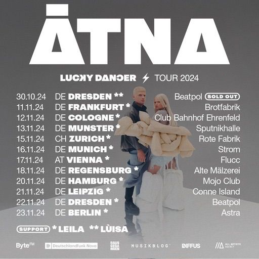 \u00c4TNA + LEILA \/\/\/ Lucky Dancer Tour 2024 \/\/\/ M\u00fcnster