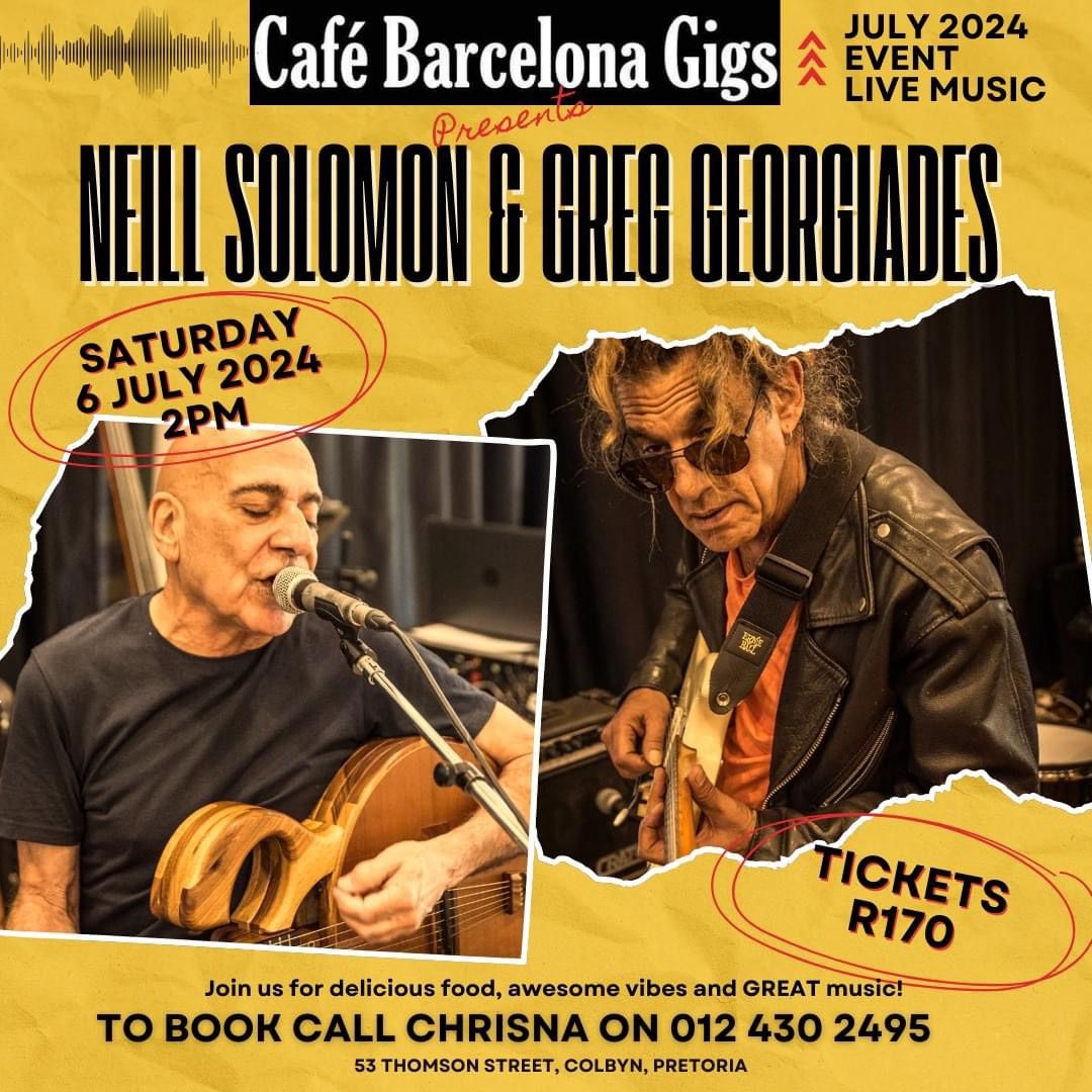 Neill Solomon & Greg Georgiades Live @ Caf\u00e9 Barcelona 