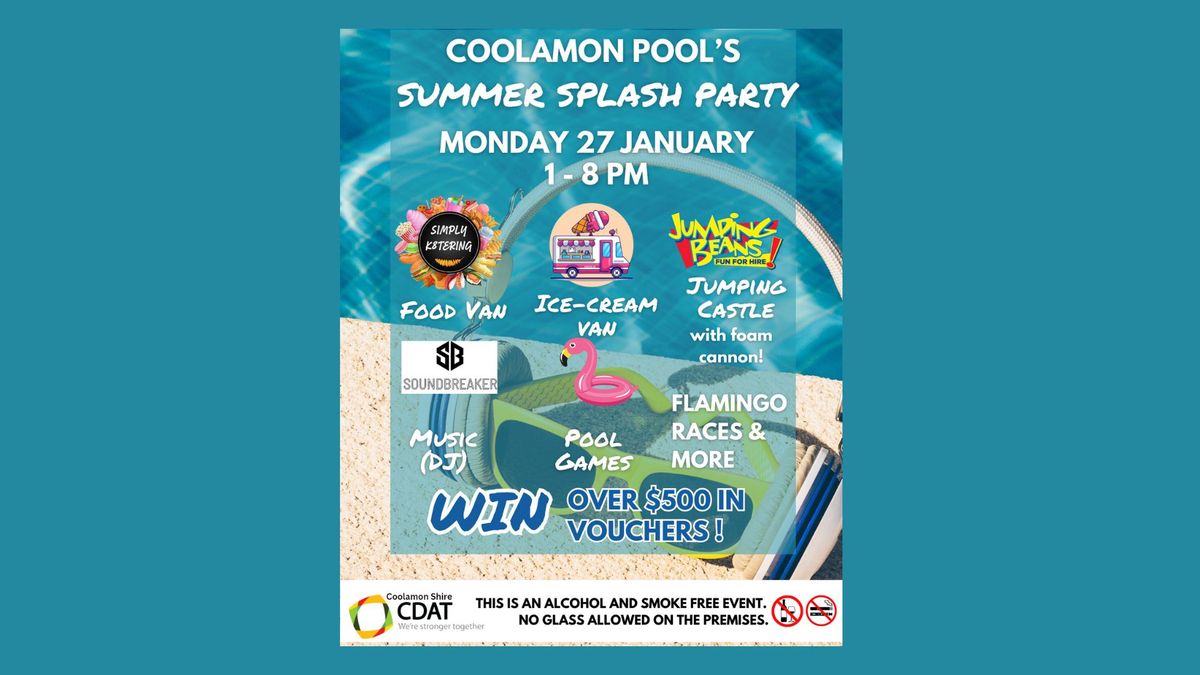 Summer Splash Party @ Coolamon Pool 