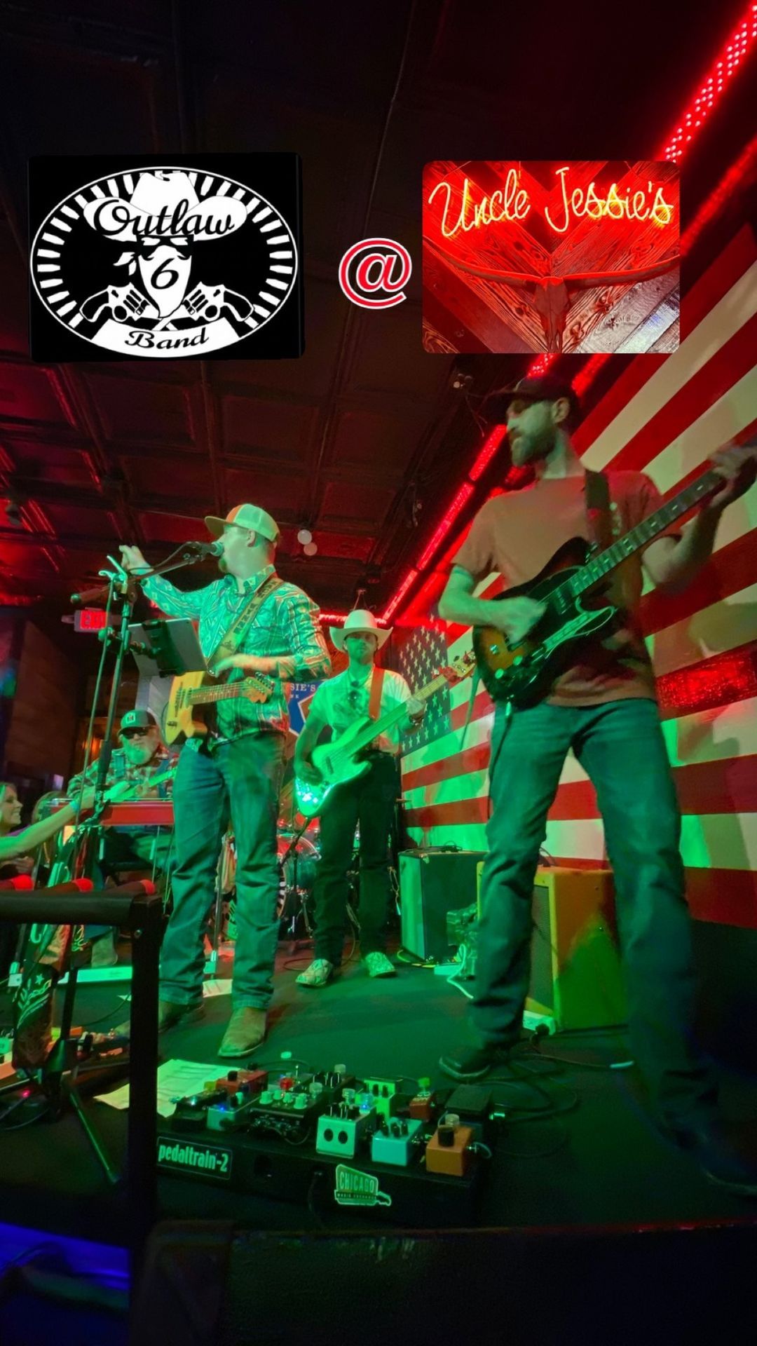Outlaw6 Band @Uncle Jessie\u2019s Honkytonk Raleigh NC 