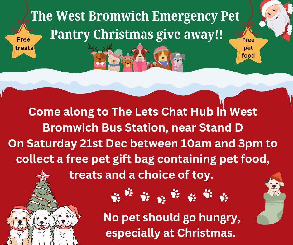 Christmas Pet Food Give Away