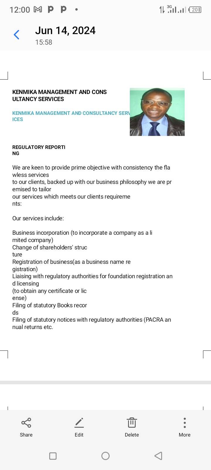 Business Registration and Incorporation