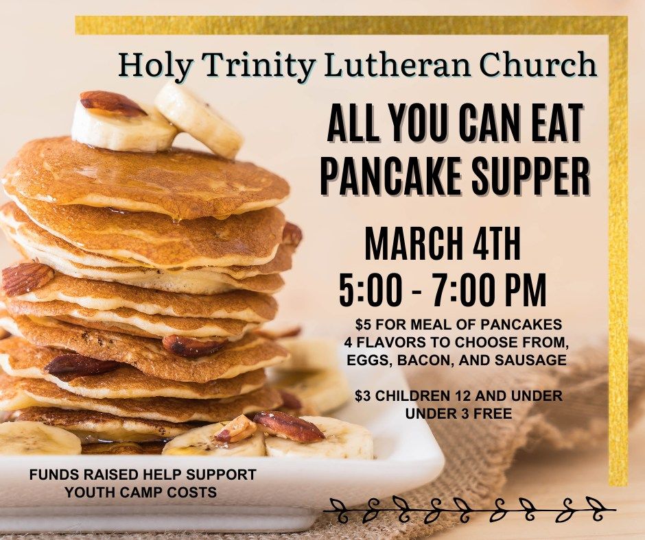 FAT TUESDAY PANCAKE SUPPER