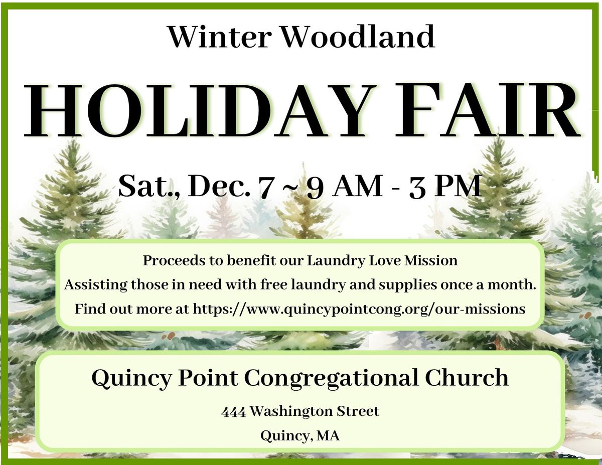 Winter Woodland Holiday Fair 