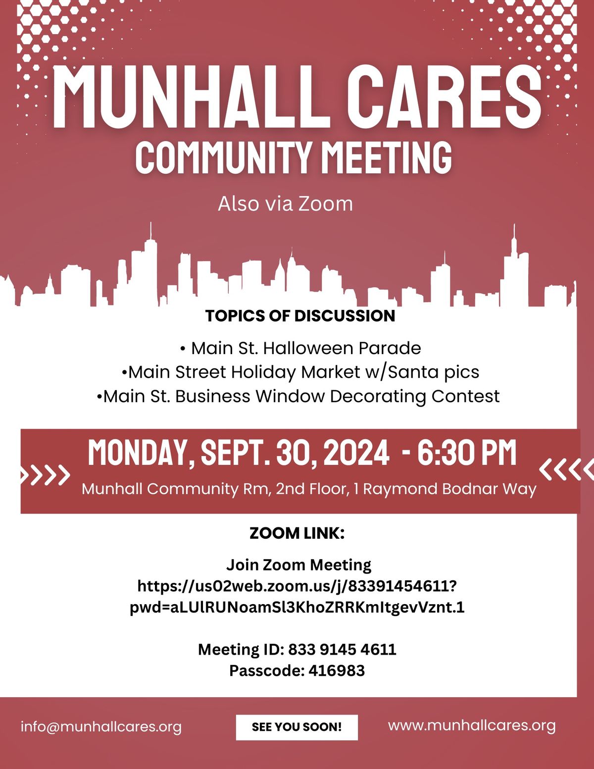 Munhall CARES Community Meeting 