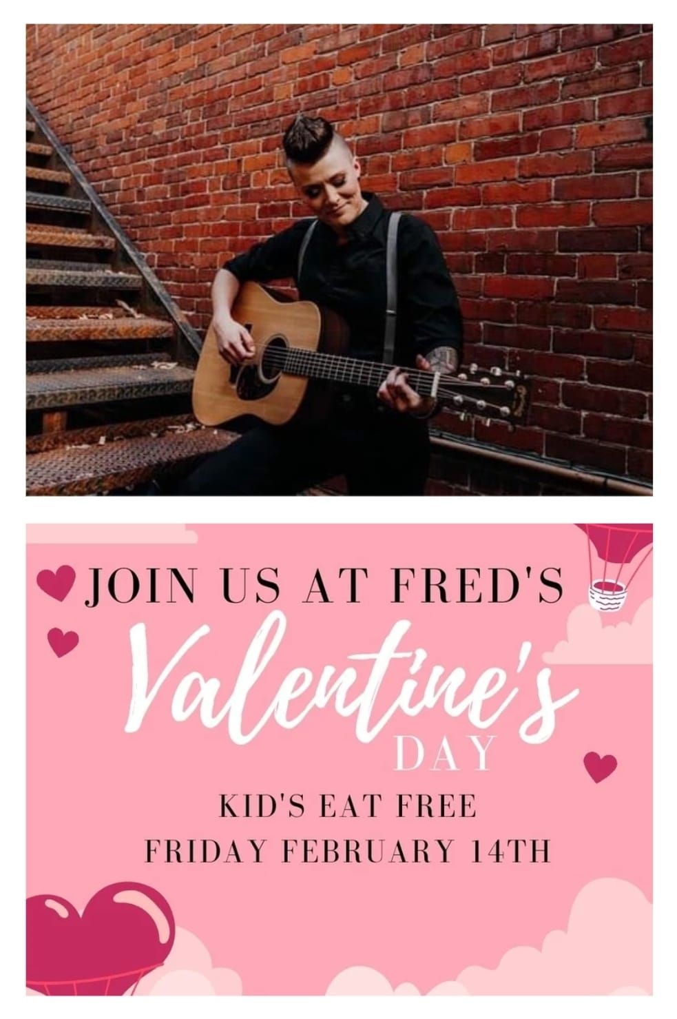 Valentine's day - Kelsey Albert Live at Fred's 