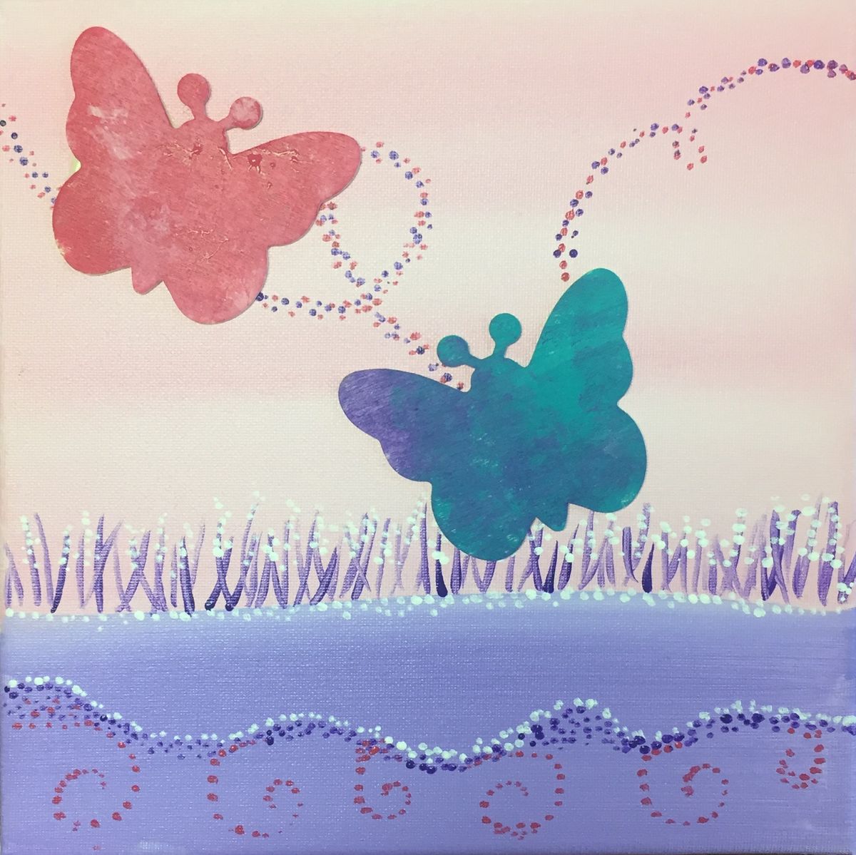 Butterfly Garden-12x12 ($20)