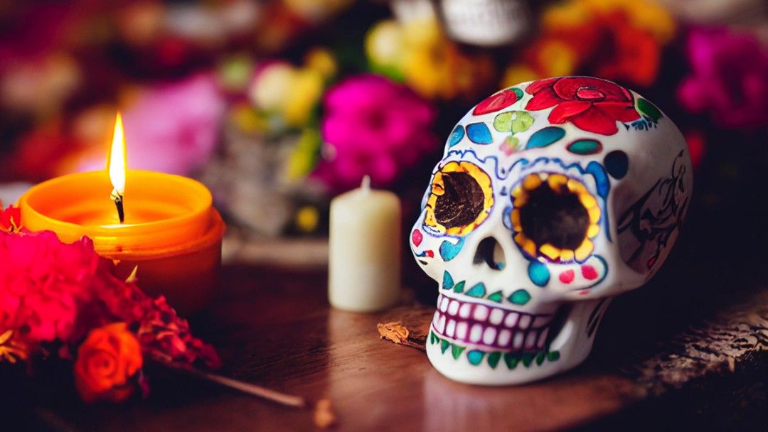 Paint & Pour: Dia de los Muertos